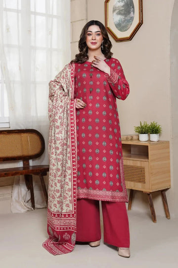 3PC Printed stitched Kotail Linen Suit KKT-3688 Embroidered KHAS STORES